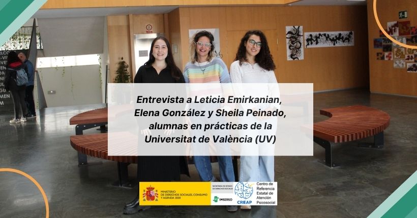 Entrevista a Leticia Emirkanian, Elena González y Sheila Peinado, alumnas en prácticas de la Universitat de València (UV)