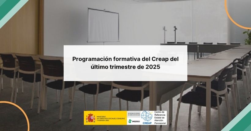 Programación formativa del Creap del último trimestre de 2025