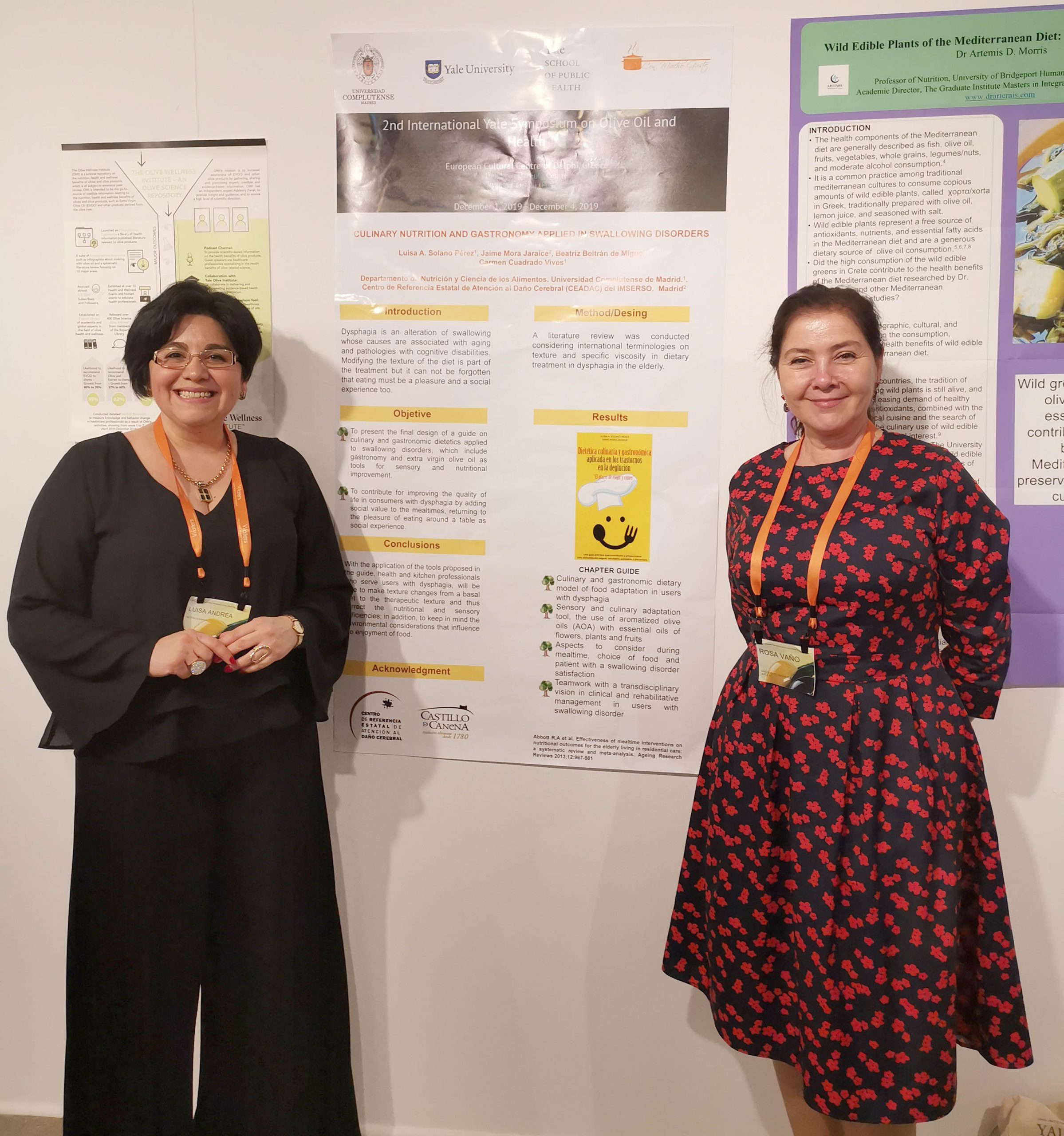 Luisa Andrea Solano y Rosa Viñó.