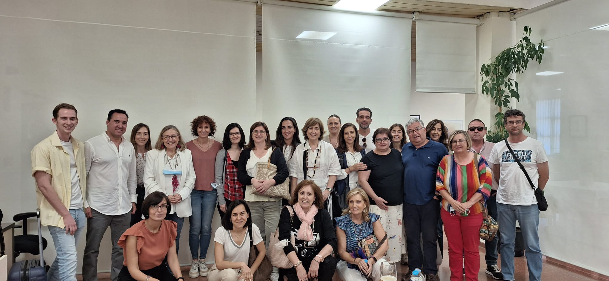 Personal de diferentes centros del Imserso durante la jornada Personal del Imserso