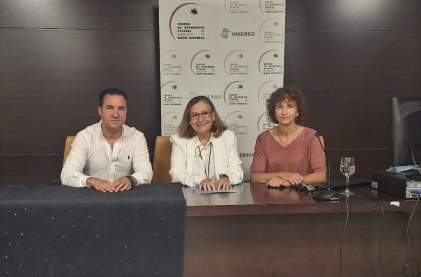 Emilio Ramos, Inmaculada Gómez Pastor y Montse Cervellera durante la jornada ponentes de la jornada