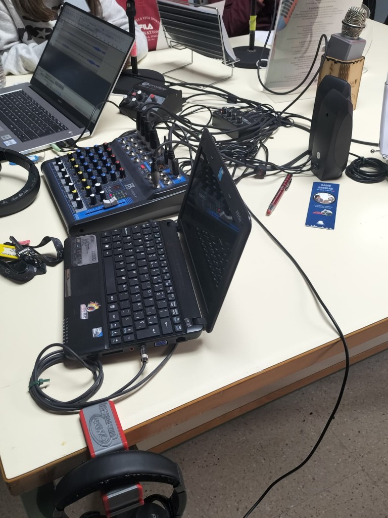 Una muestra del material usado durante las emisiones.